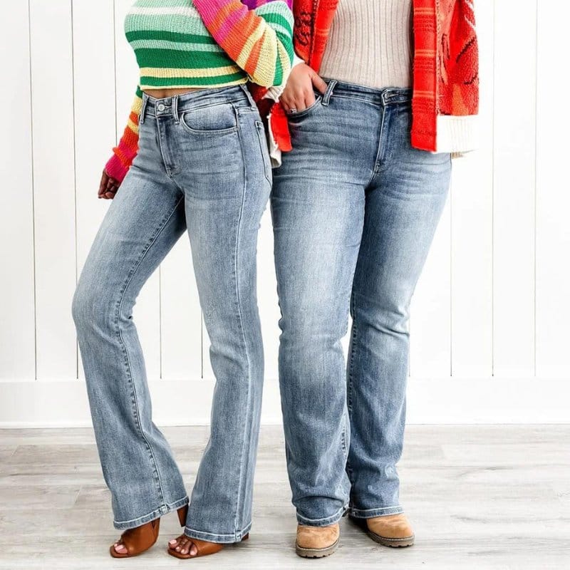 Levoire | Pantalons à taille élastique Bleu clair