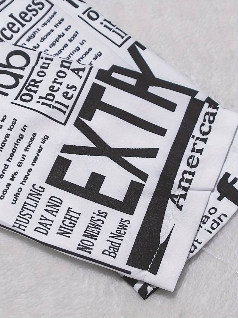 Levoire | Chemisier Robe Avec Impression De Journaux