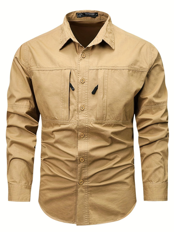 Levoire | Chemise Type Cargo Pour Homme Avec Poche Zippée