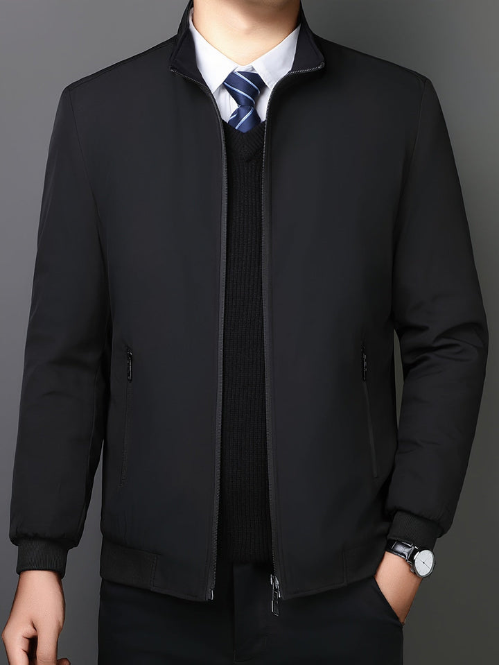 Levoire | Veste De Loisirs Avec Col Montant Et Poches Zippées Noir