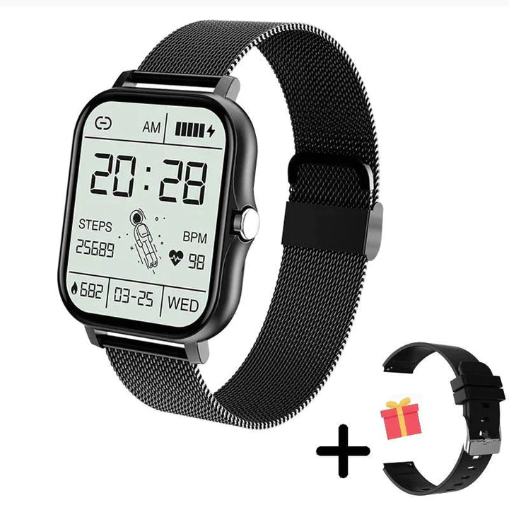 Levoire | Montre Intelligente Multifonctionnelle Haut De Gamme Noir (+ bracelet de montre supplémentaire gratuit)