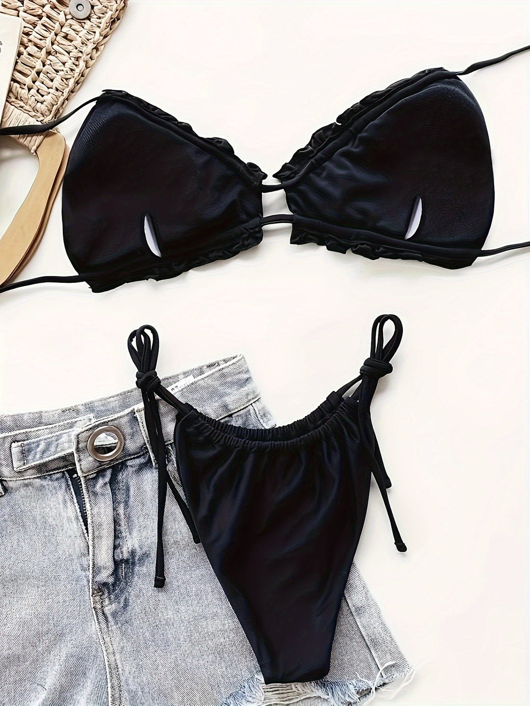 Levoire | Bikini À Fronces Ajustable Pour Femmes