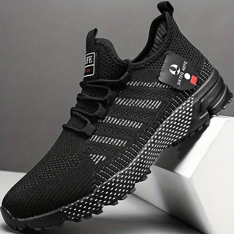 Levoire | Lettsugede Sklirunner Chaussures Respirantes Avec Un Ajustement Élastique Noir