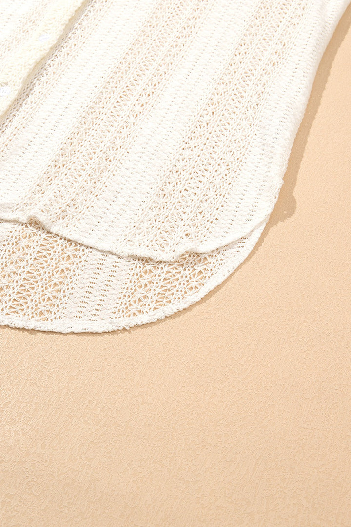 Levoire | Col En Crochet En Dentelle T-Shirt Grande Taille