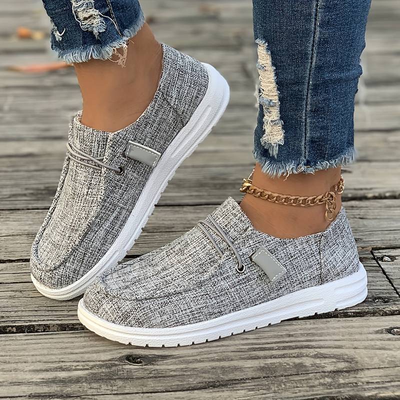 Levoire | Sneaker En Tissu Gris foncé
