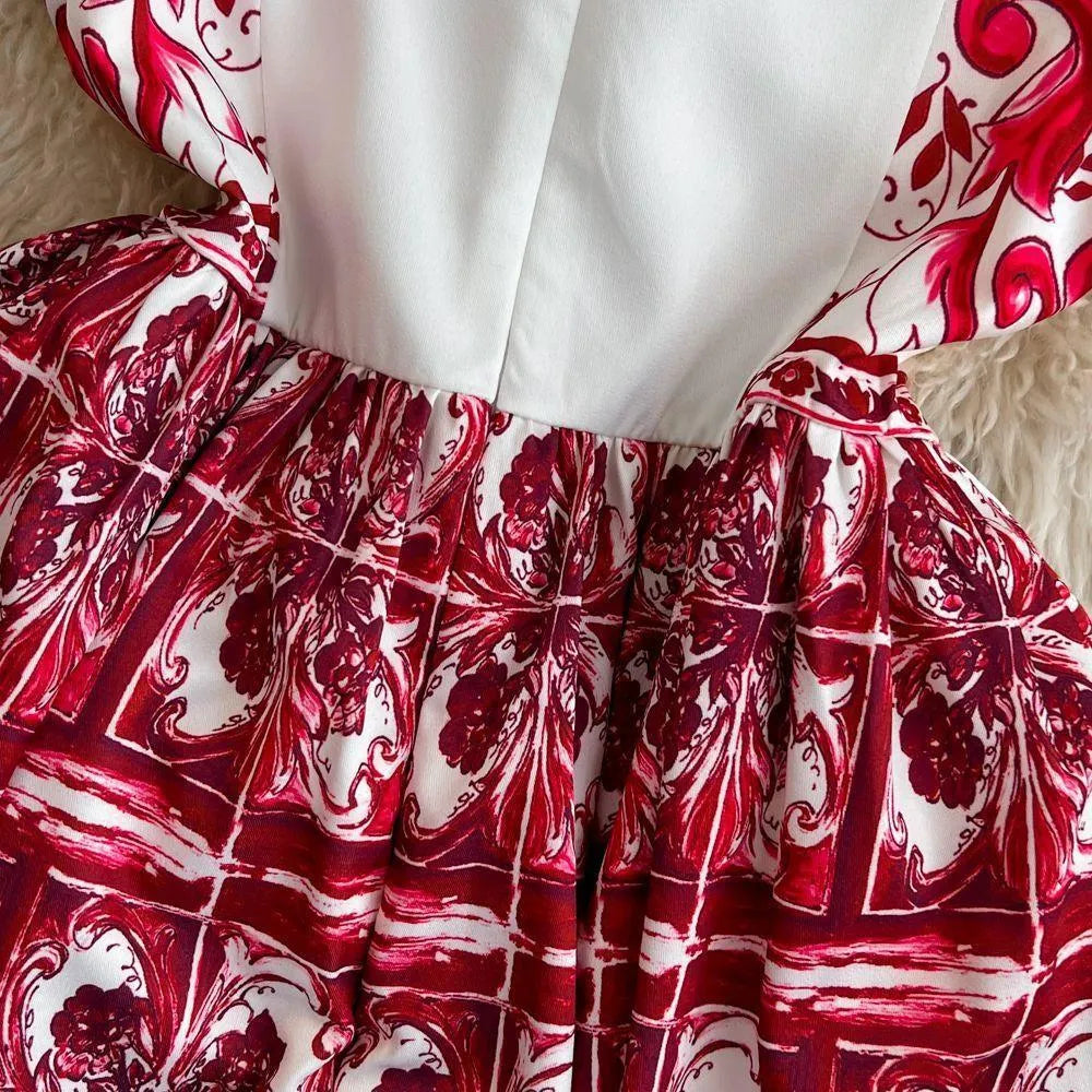 Levoire | Haut rétro à motifs pour femmes