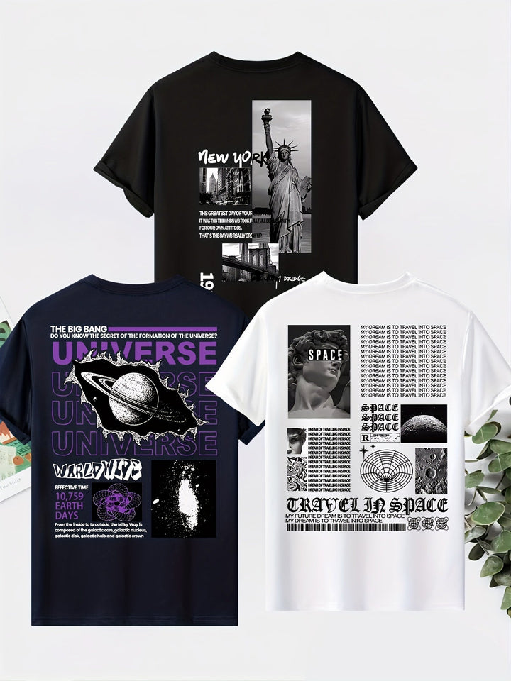 Levoire | T-Shirt Homme Avec Imprimé Thème Y2K Couleur mixte