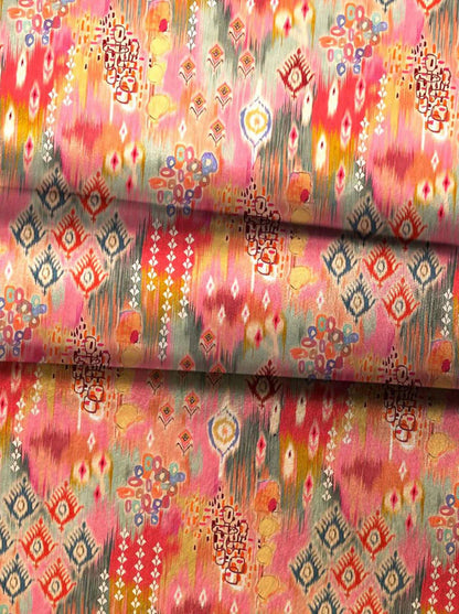 Levoire | Haut Élégant Avec Motif Floral Et Manches Trois Quarts