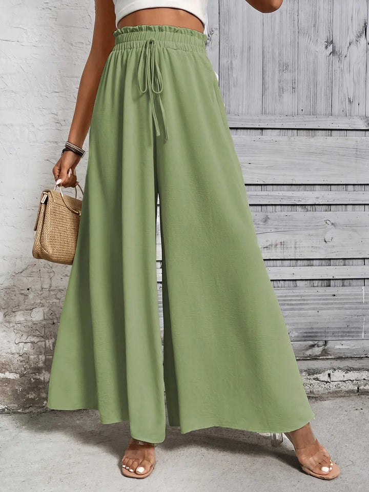 Levoire | Honey Tied Pantalon Large Taille Haute