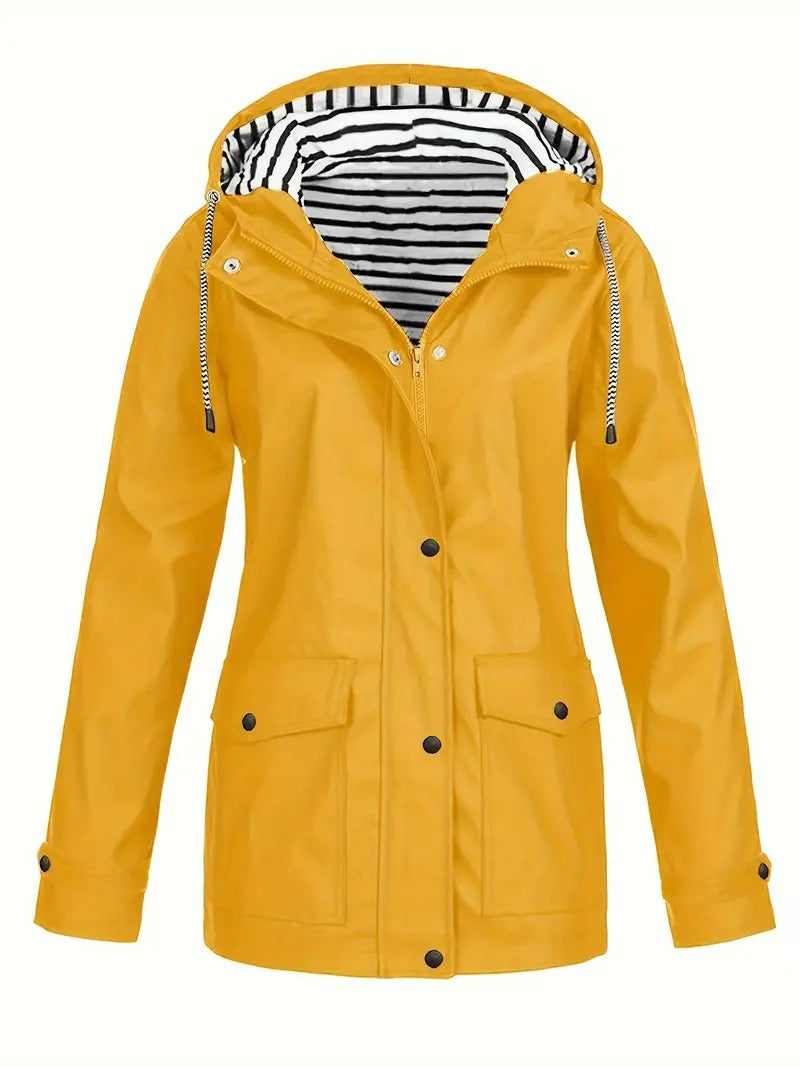 Levoire | Veste Imperméable Stylée Jaune