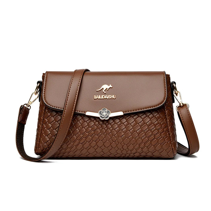 Levoire | Sac À Épaule Tissé Marron foncé