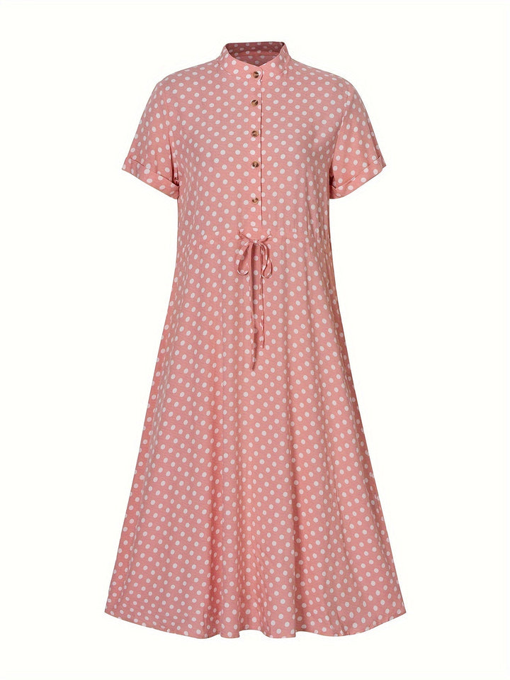 Levoire | Polka Dot Print V-cou robe femme