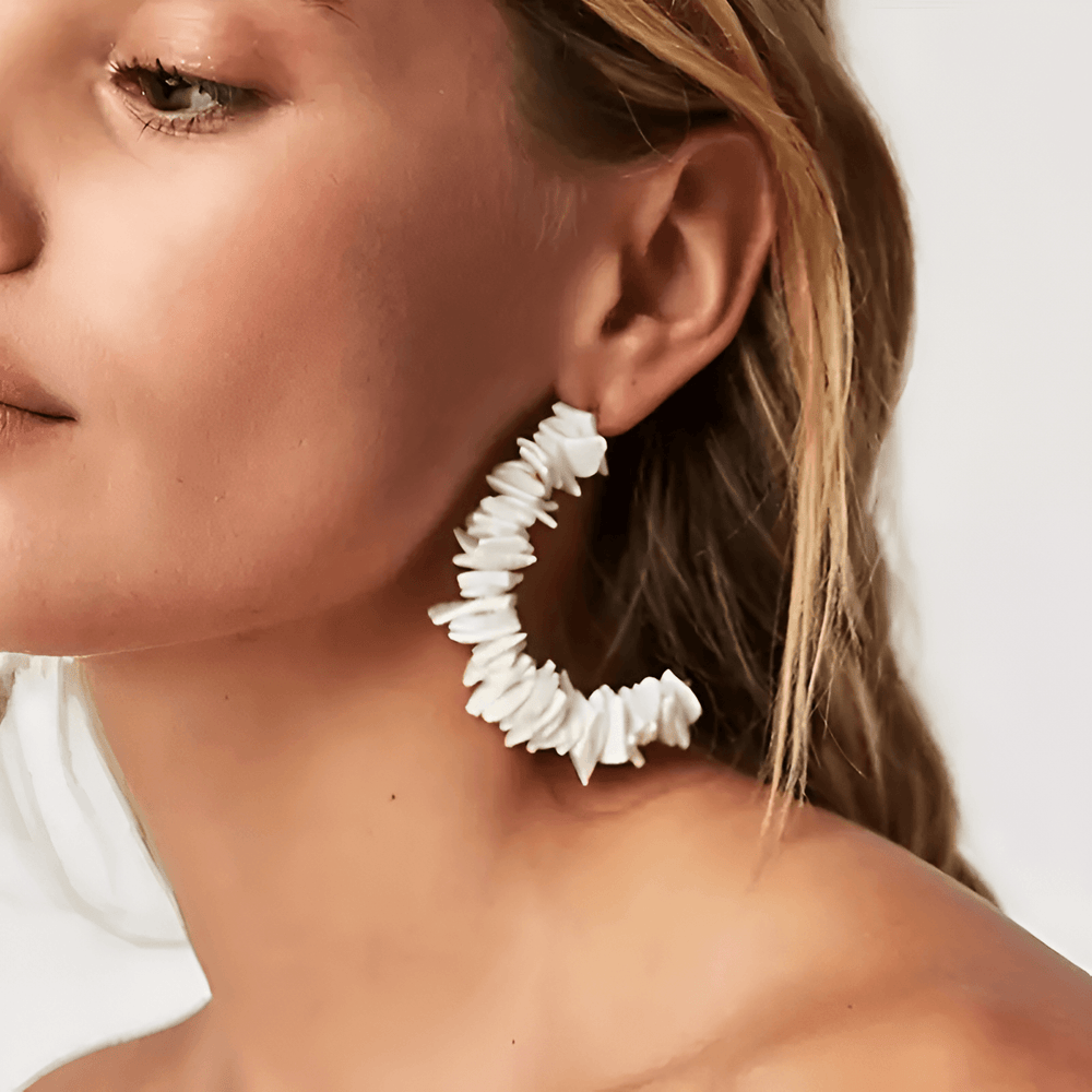 Levoire | Boucles D'Oreilles Élégantes En Coquillage