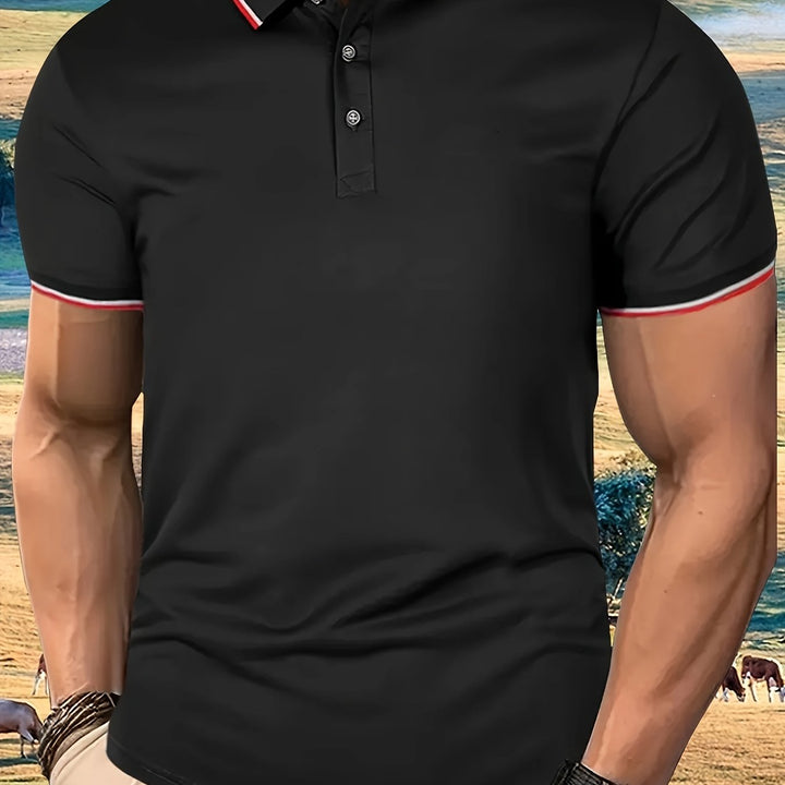 Levoire | Chemise Légère Pour Homme À Boutons Noir