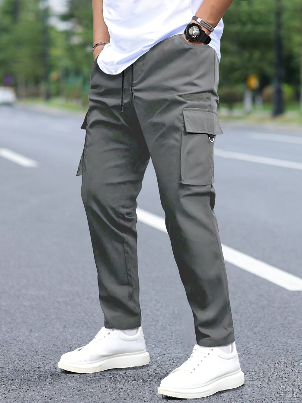 Levoire | Pantalons Cargo Pour Hommes Frais Avec De Nombreuses Poches