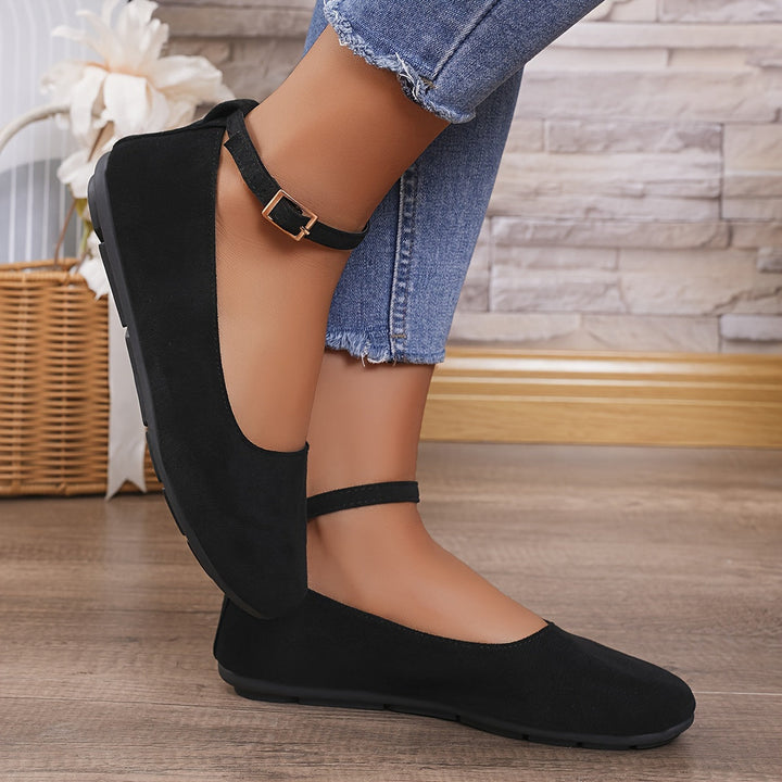 Levoire | Ballerines Classiques Unies Avec Sangle