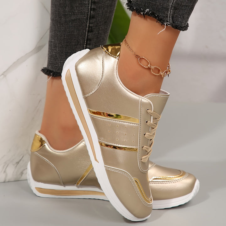 Levoire | Glamour Sneaker Avec Des Plaques Réfléchissantes Légères