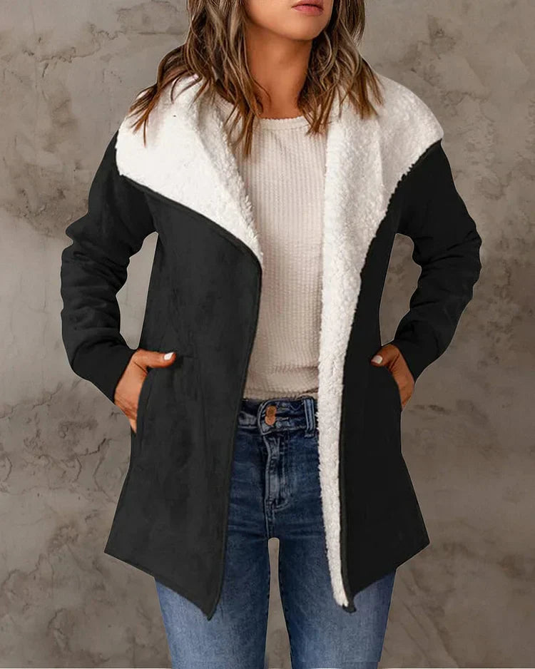 Levoire | Veste En Fleece Avec Poches Parfaite Pour Les Loisirs ! Noir