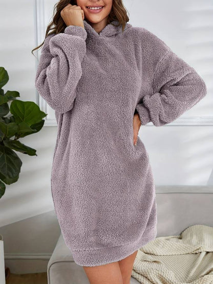 Levoire | Pull À Capuche En Teddy Chaud D'Automne Pour Femmes