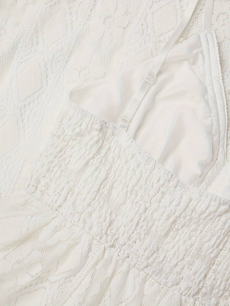 Levoire | Robe Maxi Boho D'Été Avec Bretelles Spaghetti Et Décolleté En V