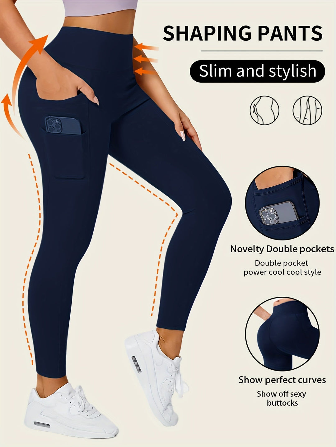 Levoire | Pantalons De Yoga Unis Avec Poche Et Haute Élasticité Merikulho