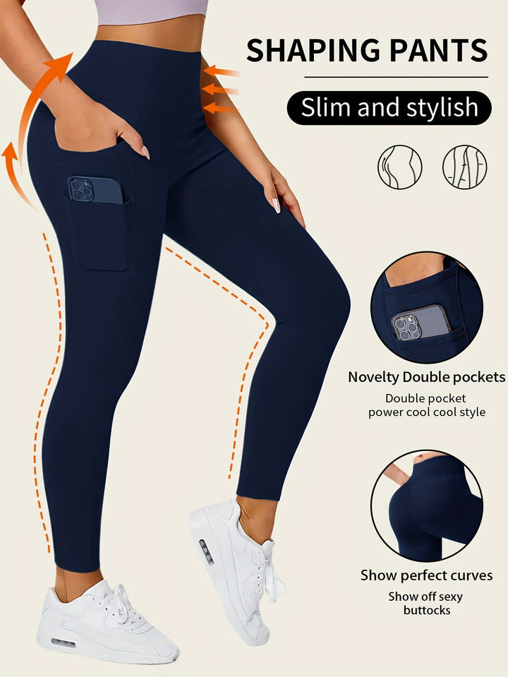 Levoire | Pantalons De Yoga Unis Avec Poche Et Haute Élasticité Merikulho
