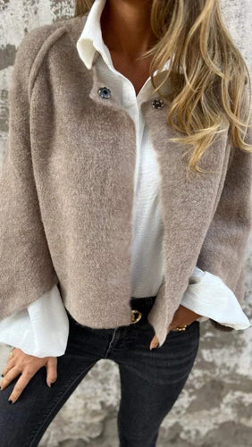 Levoire | Femmes Manteau Moderne Col Ronde