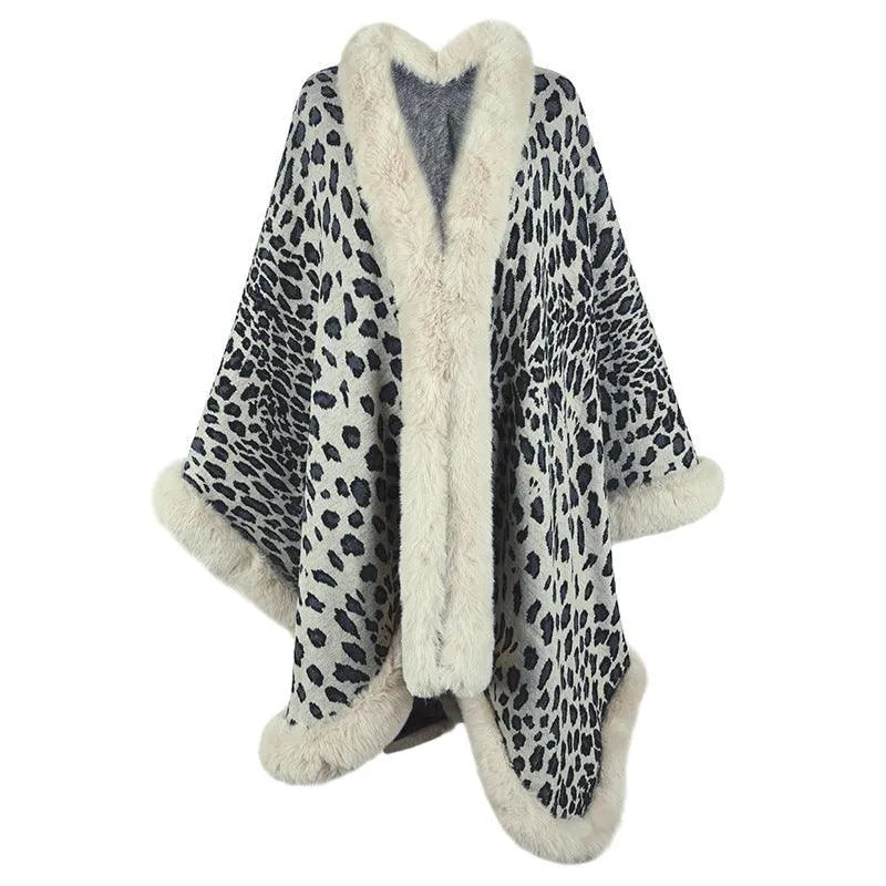 Levoire | Gilet pour femmes avec une cape et des bretelles en fourrure Abricot Taille moyenne