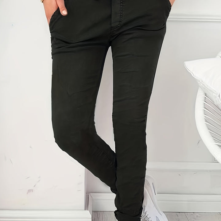 Levoire | Pantalon Uni De Couleur Avec Cordon