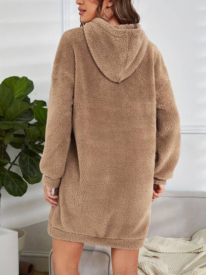 Levoire | Pull À Capuche En Teddy Chaud D'Automne Pour Femmes