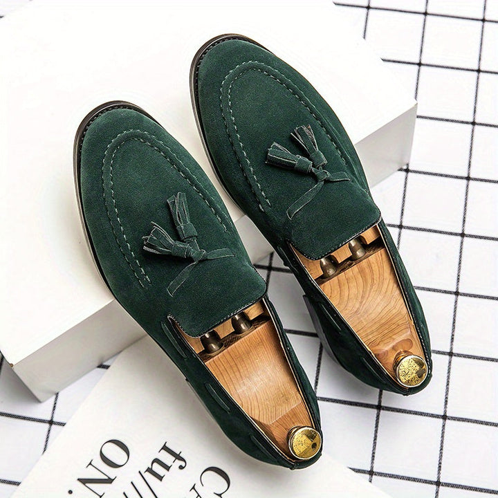 Levoire | Classiques Mocassins Pour Hommes Dans Différentes Couleurs Avec Des Pompons