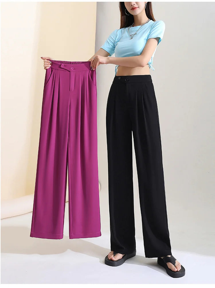 Levoire | pantalons larges pour femmes Lilas