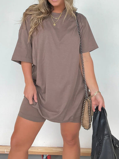 Levoire | Ensemble Deux Pièces Décontracté Ample Pour Femme Brun clair