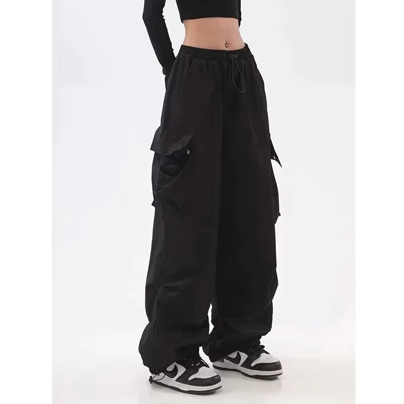 Levoire | Pantalons cargo pour femmes Noir