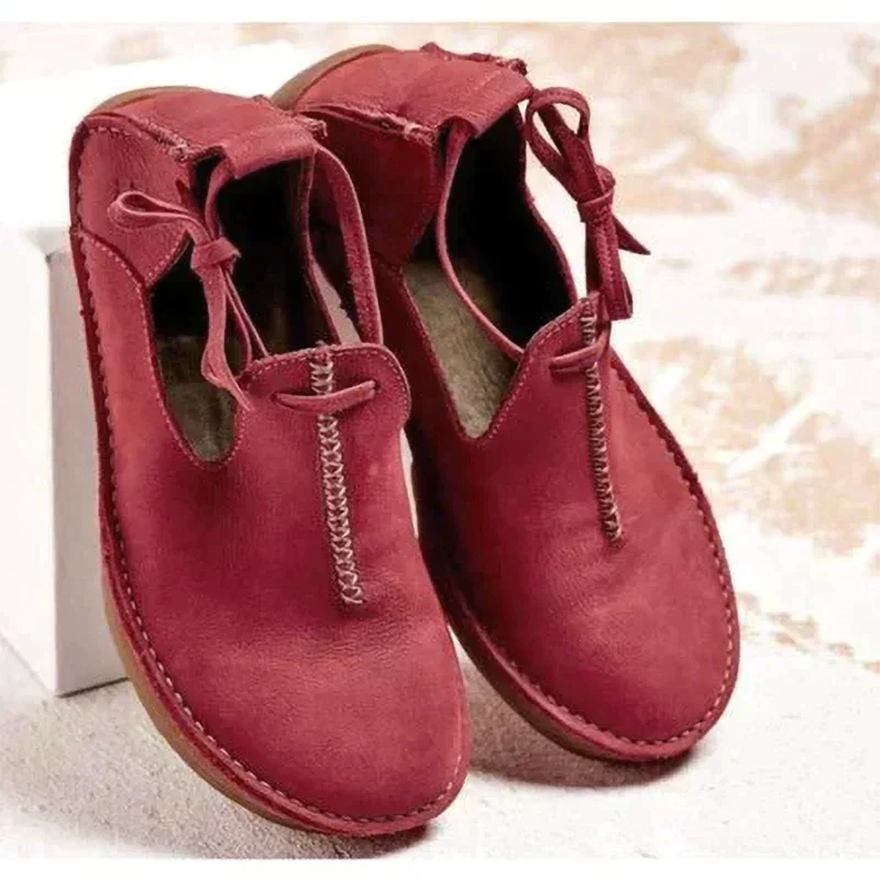 Levoire | Chaussures élégantes en cuir Rouge