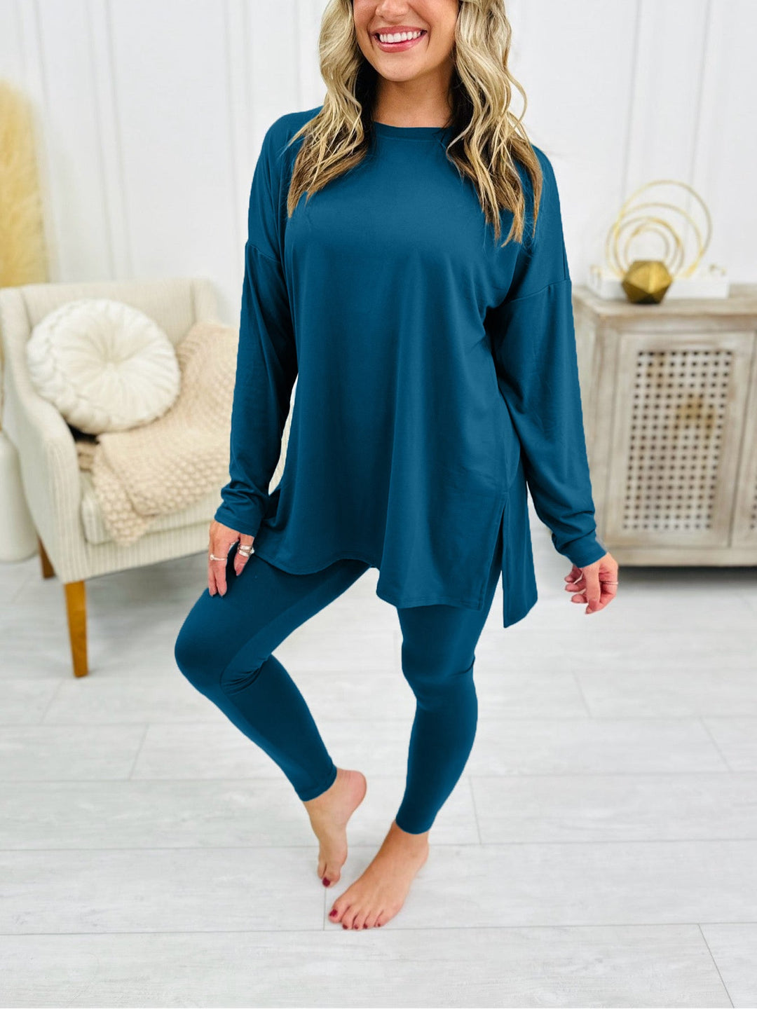 Levoire | Ensemble de loungewear à manches longues Porte bleue