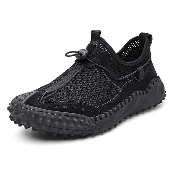 Levoire | Chaussures De Randonnée Slip-On Durables Avec Semelle Ergonomique Pour Hommes Noir