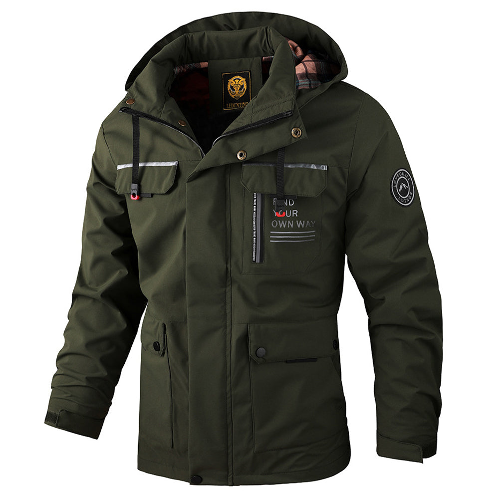 Levoire | Veste Pour Homme Avec Capuche Stylée Et Fonctionnelle Vert