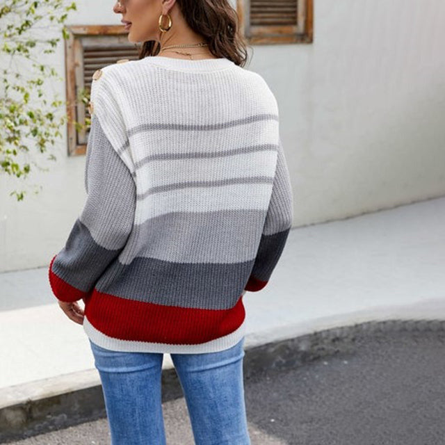 Levoire | À Rayures Patchwork Décontracté