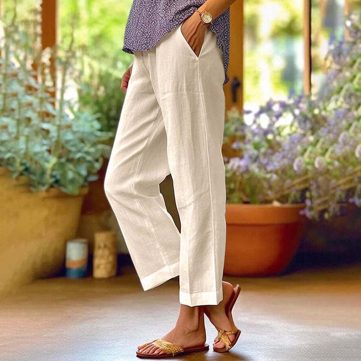 Levoire | Pantalon Droit Décontracté Kaki