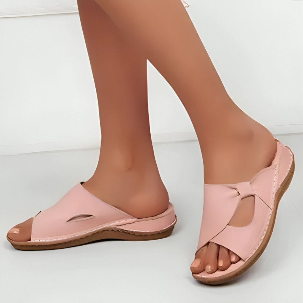 Levoire | Sandales En Cuir Confortables Pour Le Quotidien Rosa