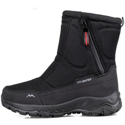 Levoire | Bottes De Neige Doublées Sans Glissière Avec Zip Noir
