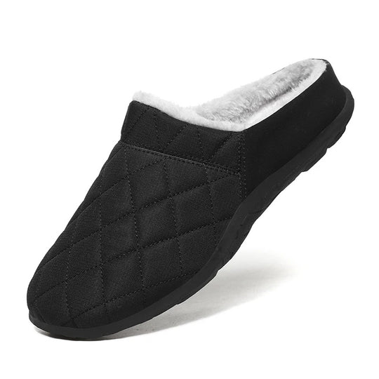 Levoire | Chaussons Doublés Antidérapants Confort Noir 2