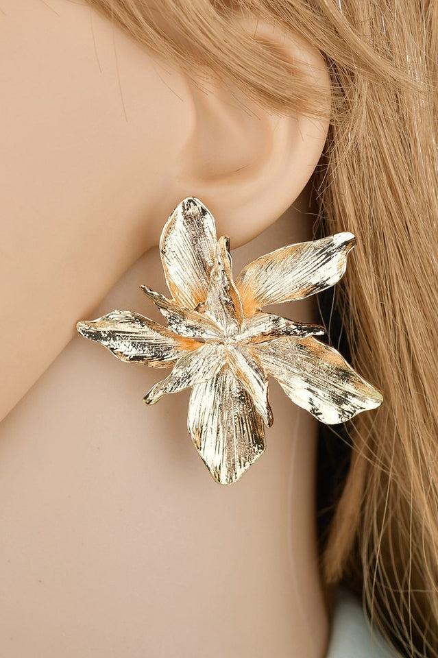Levoire | Grandes Boucles D'Oreilles Fleuries