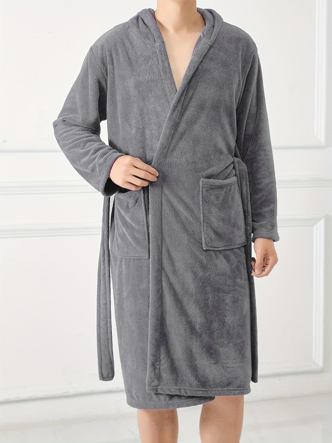 Levoire | Peignoir Pour Homme Chaud Et Doux Dans Une Teinte Unie