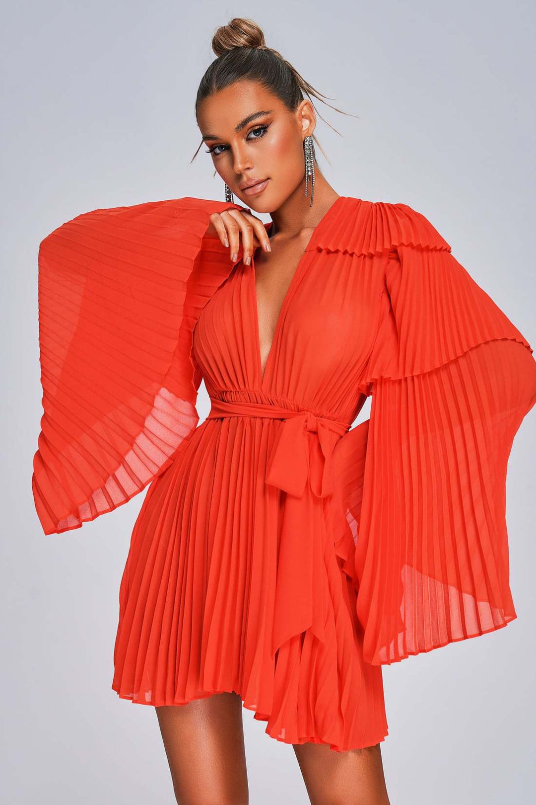 Levoire | Baiser De Kara Plissé Mini Robe