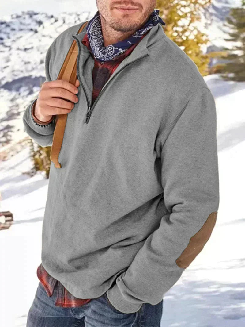 Levoire | Pull Élégant Pour Hommes Avec Sensation De Cachemire Gris