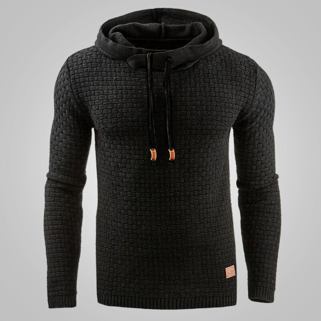 Levoire | Sweat à Capuche Confortable à Manches Longues Noir