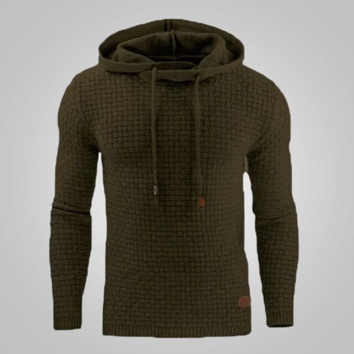Levoire | Sweat à Capuche Confortable à Manches Longues Vert foncé