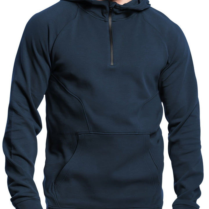 Levoire | Sweat À Capuche Avec Zip À Demi-Volté Meri bleu